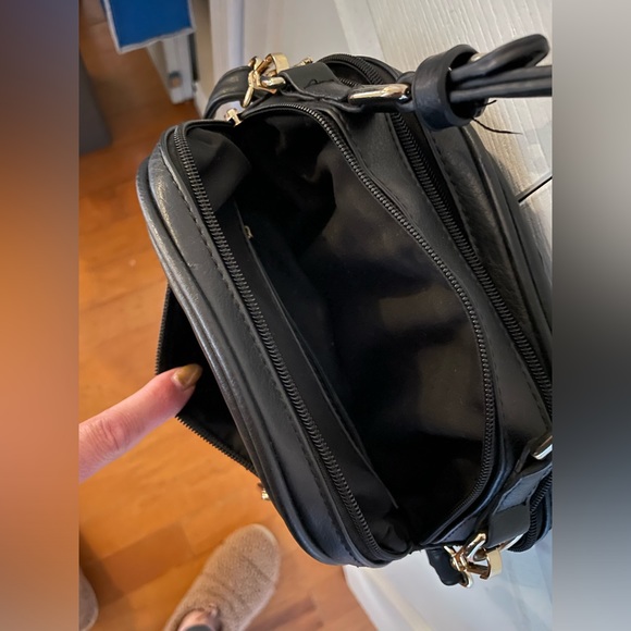 Unique black purse with 3d polka dots - Picture 3 of 7